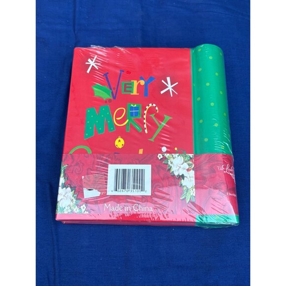 Very Merry Holiday Photo Album Holds 100 Photos Slip-In Pockets Christmas Sealed - Picture 2 of 3